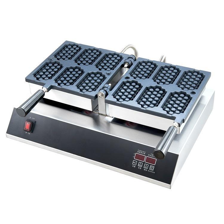 Egg Waffle Pan - เครื่องทำวาฟเฟิลรูปทรงรังผึ้งแบบแท่ง เครื่องทำวาฟเฟิลเบลเยียมแบบไฟฟ้า 220V เครื่องทำวาฟเฟิลไข่แบบฟอง