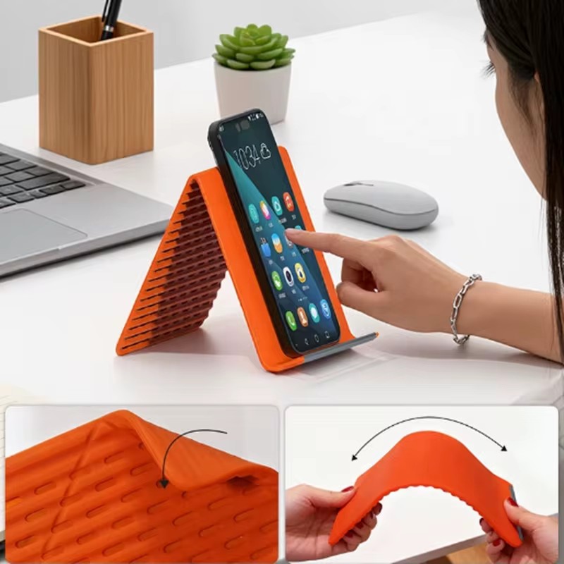 ที่วางโทรศัพท์มือถือซิลิโคนแบบ - Taco Stand Holder บทวิจารณ์และราคา