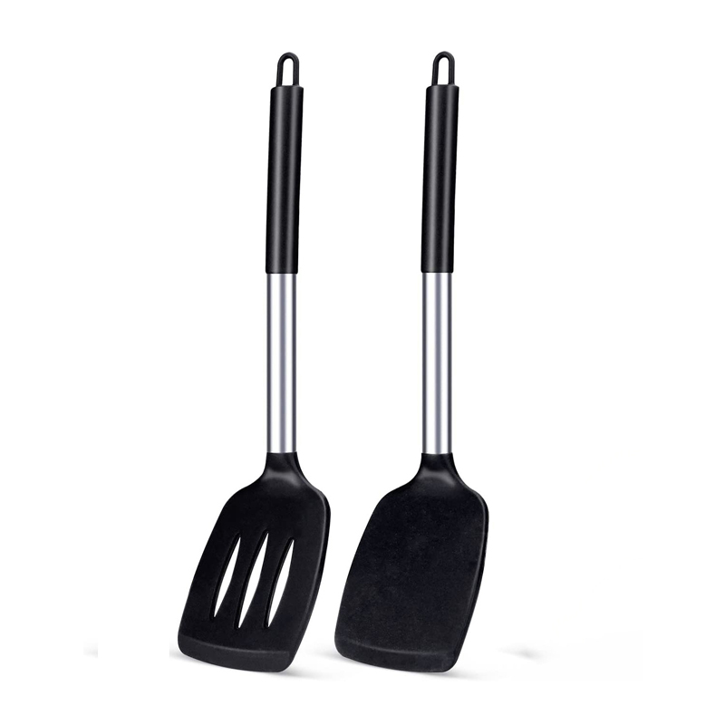 2 ชิ้นชุดไม้พายซิลิโคนทนความร้ - Okonomiyaki Spatula บทวิจารณ์และราคา