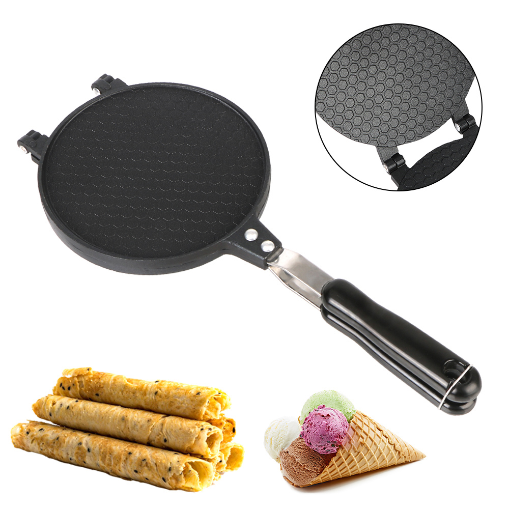 กระทะทำขนมไข่ม้วน วาฟเฟิลสำหรั - Egg Waffle Pan บทวิจารณ์และราคา